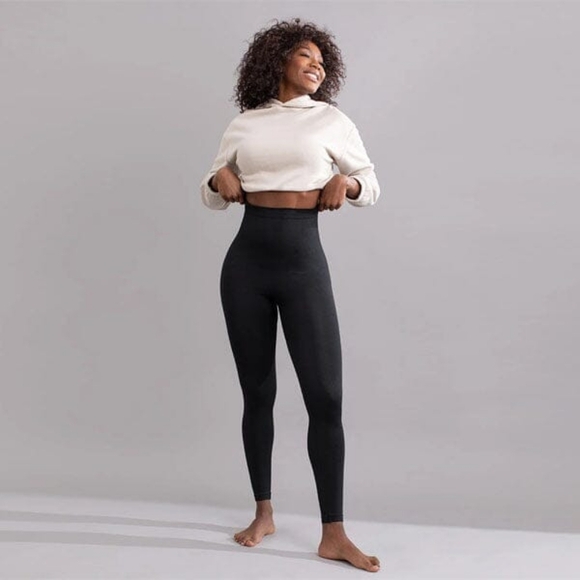 Shapermint Black High-Rise Leggings - Picture 1 of 11